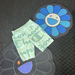 Mens Champion Shorts - Teal All Over Print